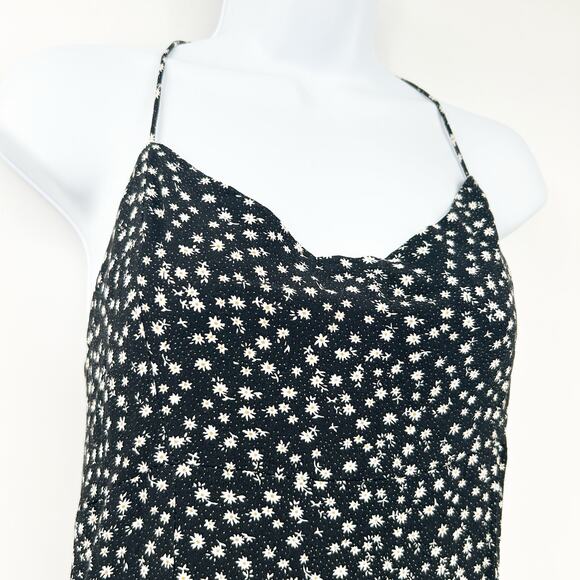 Oak + Fort‎ Womens Preppy Girly Spring Ditsy Floral Daisy Cami Mini Dress Size S - Picture 3 of 9